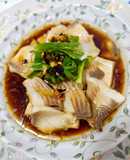 板豆腐蒸鯛魚片