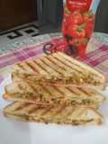 Moong sprout grilled sandwitch