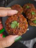 Quinoa Zucchini Tikki - High protein & shallow fried treat for monsoon