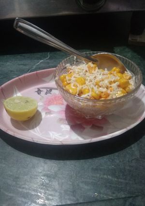 ચીઝ મસાલા સ્વીટ કોર્ન(cheese masala sweet corn Recipe in Gujarati) રેસીપી મુખ્ય ફોટો