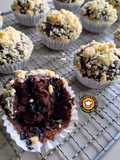 Muffin Coklat Labu Kuning Dengan Crumble