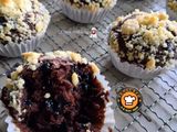 Muffin Coklat Labu Kuning Dengan Crumble