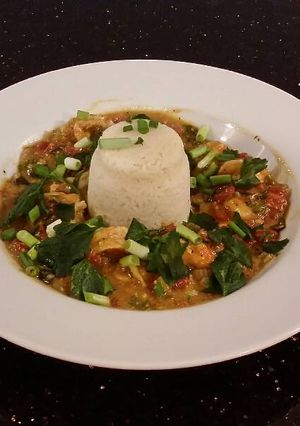 A picture of Shrimp Étouffée.