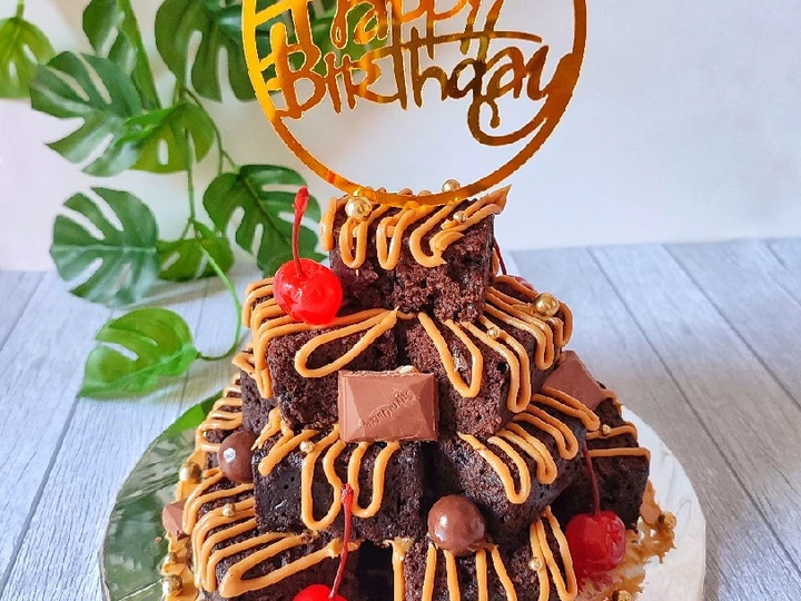 Cara Gampang Menyiapkan Resep Brownies Tower Cake yang Menggugah Selera Anti Ribet, Mantap Sekali
