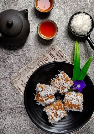 Foto resep Apem Gula Merah Tabur Kelapa
