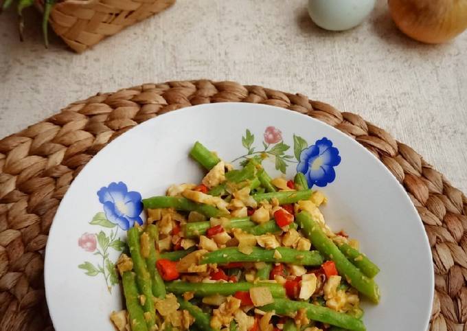 Wajib coba! Bagaimana cara memasak Tumis Buncis Telur Asin  sempurna