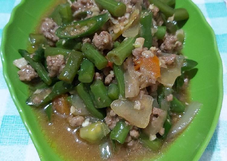 Resep Tumis buncis daging giling, Sempurna