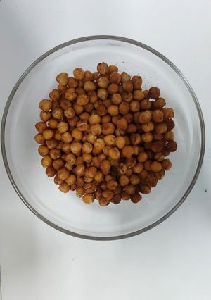Una foto de Garbanzos crujientes al Air Fryer