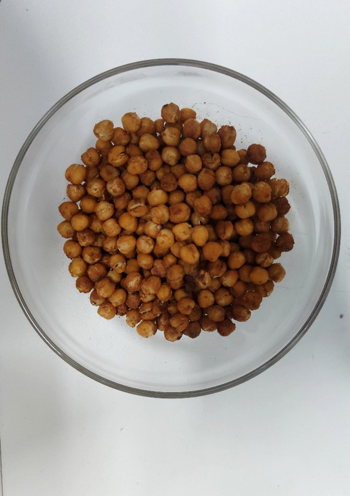 Una foto de Garbanzos crujientes al Air Fryer