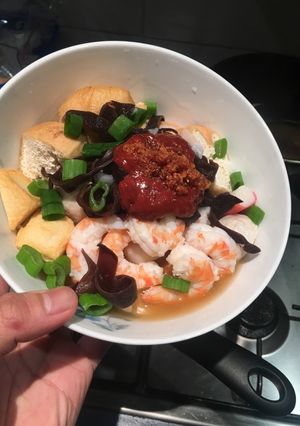 Hình của món Yong Tau Foo (Mỳ Thái).