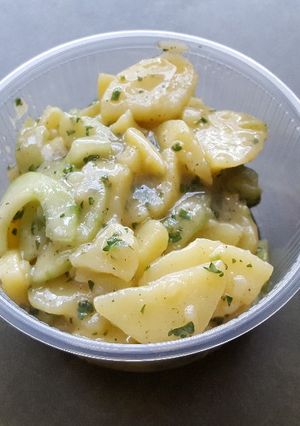 A picture of German Potato salad.