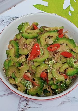 Foto resep Oseng Pare Teri medan
