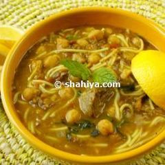 A picture of Traditional Harira Soup.