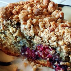 Ray's' Blackberry Cappuccino Crumb Cake A picture of Ray's' Blackberry Cappuccino Crumb Cake.