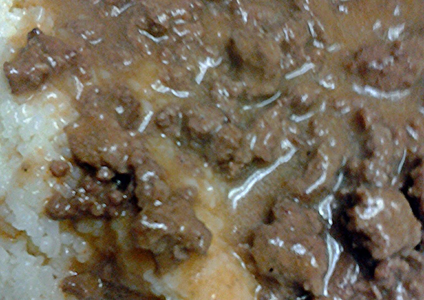 Barbecue beef gravy