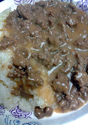 A picture of Barbecue beef gravy.