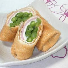 A picture of Low-Carb Aburaage Spring Rolls.