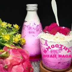 A picture of Smoothy buah naga.