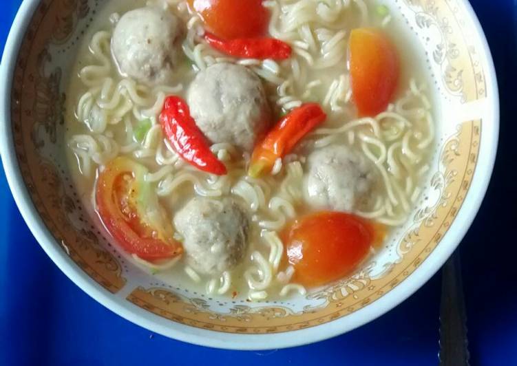 Mie bakso tempe