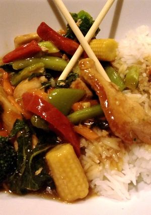A picture of Pork Stir Fry.