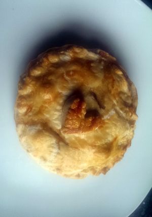 A picture of Sophie's no dish chicken and bacon pie.