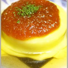 Furofuki Daikon Topped with Cheese A picture of Furofuki Daikon Topped with Cheese.