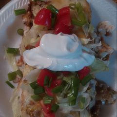 A picture of Burrito casserole.