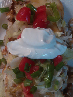 A picture of Burrito casserole.