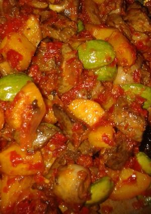 Foto resep sambal goreng hati ampela kentang pete