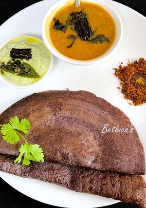 A picture of Black Rice Dosa.