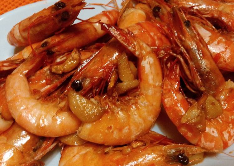 Steps to Prepare Speedy Easy shrimp-sautee