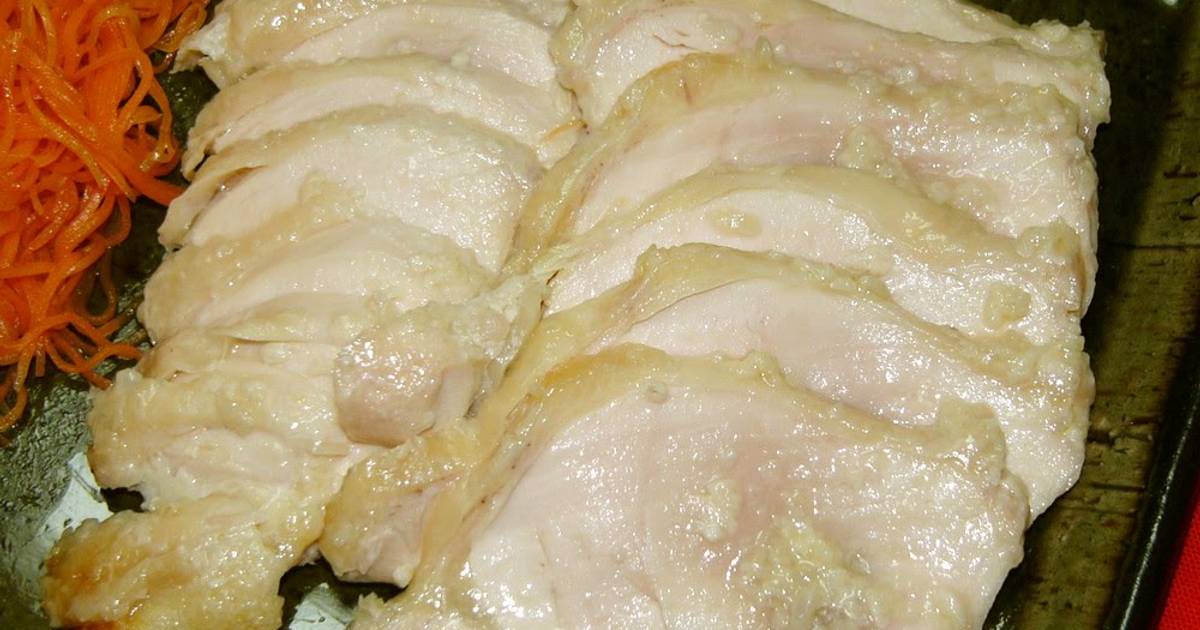 Chicken Breast + Shio-Koji + Olive Oil Cooked in the Microwave Recipe ...