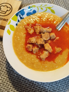 Cukkini burgonya főzelék gluténmentesen recept fotója