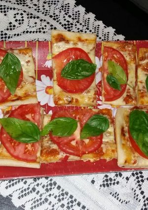 Una foto de Pizza casera! Muy fácil