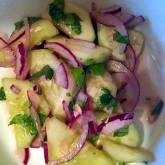 A picture of Cucumber salad.