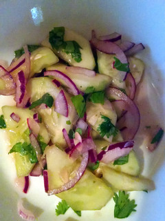 A picture of Cucumber salad.