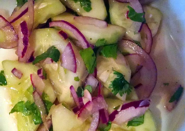 Steps to Prepare Favorite Cucumber salad