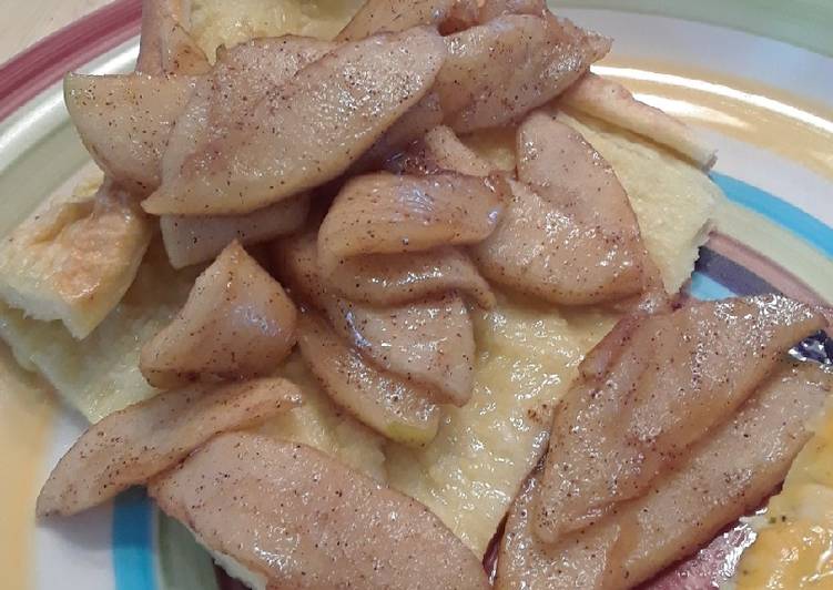 Recipe of Super Quick Homemade German Pancake with Caramelized Apples