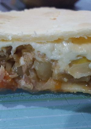 Una foto de Tarta de atún con papa