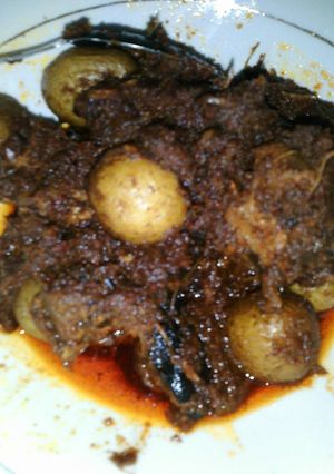 Foto resep Rendang daging kentang
