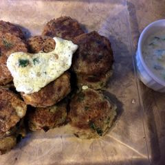 A picture of Delicious Spicy Potato Patties!.