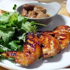A picture of Grilled Gochujang Chicken Wings.