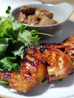A picture of Grilled Gochujang Chicken Wings.
