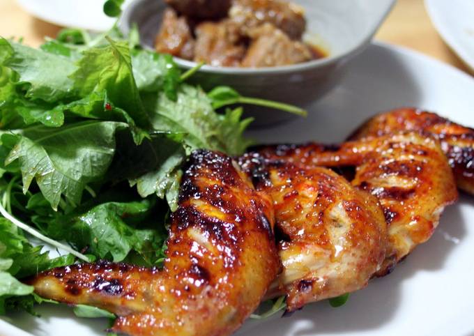 Recipe of Delicious Grilled Gochujang Chicken Wings