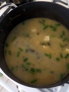 A picture of Miso Soup / Wakame and Tofu.