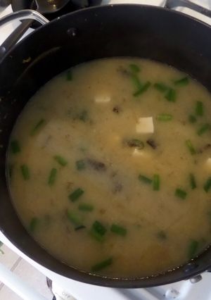 A picture of Miso Soup / Wakame and Tofu.