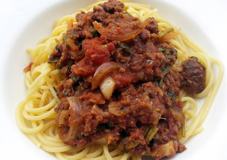 Recipe of Quick Lamb Kofta Spaghetti