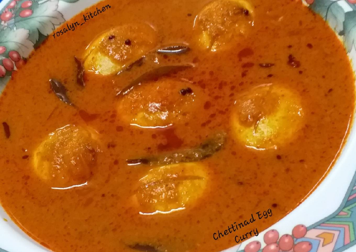 Chettinad Egg Curry