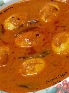 A picture of Chettinad Egg Curry.