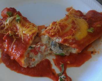 Update, Serving Recipe Chicken Ricotta Manicotti Home Style